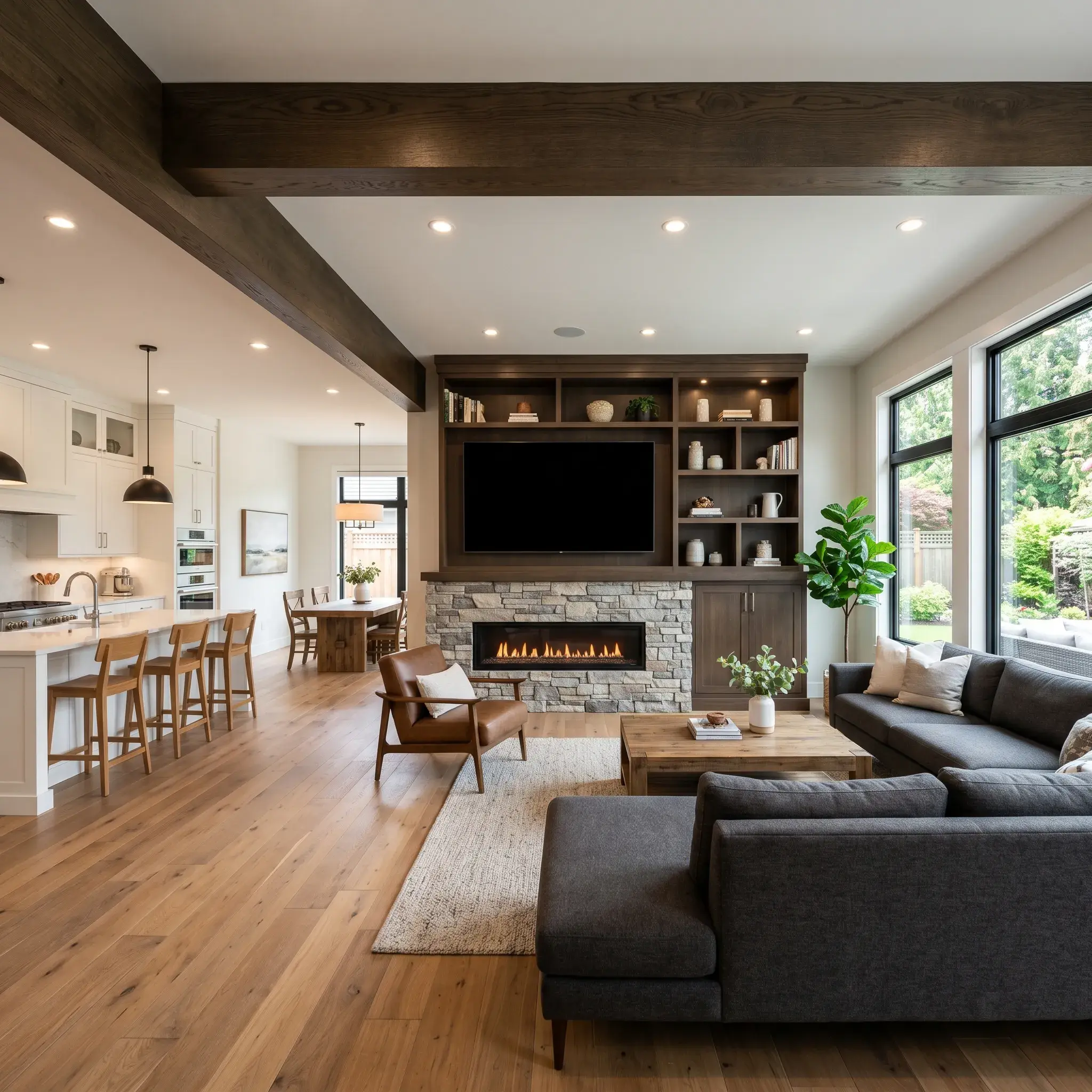 Open-Concept Family Floor — Ancaster, ON